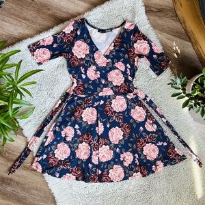 Rebel Sugar Floral Mini Dress